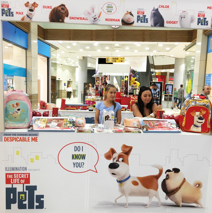 Promo Secret Life Of Pets in Mall of Sofia