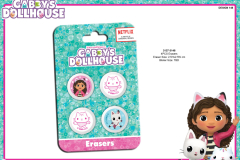 GABBYS-DOLLHOUSE-STATIONERY-4PCS-ERASERS-3137-3148-Presentation-TO