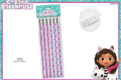 GABBYS-DOLLHOUSE-STATIONERY-6PCS-PENCILS-3812-3148-Presentation-TO