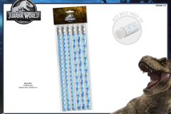 JURASSIC-WORLD-STATIONERY-6PCS-PENCILS-3812-2151-Presentation-TO