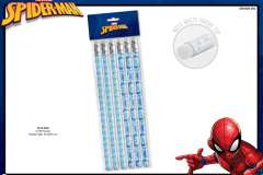 SPIDERMAN-STATIONERY-6PCS-PENCILS-3812-3292-Presentation-CE