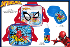 4160 SPIDERMAN TABLEWARE Lunch Set Presentation DK
