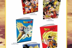 DRAGONBALL Z PAPER PRODUCTS 449 - 433 - 459 - 460 -634 - 675 PRES 1