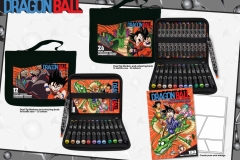 DRAGONBALL-STATIONERY-MANGA-MARKERS-IN-CASES-WITH-BOOK-Presentation-FA