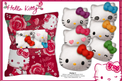 HELLO-KITTY-GIFTS-Pillow-with-Mini-Cushions-Design-2-Presentation-FA
