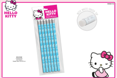 HELLO-KITTY-STATIONERY-6-PENCILS-WITH-ERASER-TOPS-3812-31042-Presentation-FA