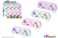 Patches-silicone-pencil-cases