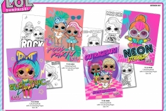 LOL SURPRISE PAPER Various Designs Colouring Books Presentation FA