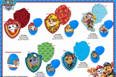 PAW PATROL GIFTS 561-562-563-564-565 Cushions in Egg Boy Presentation FA