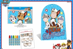PAW PATROL STATIONARY 189 Colouring Stand Presentation FA