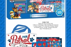 PAW PATROL STATIONERY 189 31005 7189 Giant Art & Activity Set Presentation FA