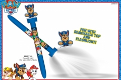 PAW PATROL STATIONERY 189 3210-7189 Pen with Flashlight Presentation FA