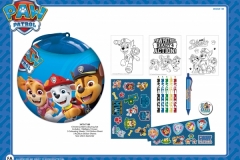 PAW PATROL STATIONERY 189 Christmas Ball Colouring Set Presentation FA