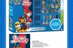 PAW PATROL STATIONERY 189 Stamp Set Presentation