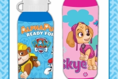 PAW PATROL TABLEWARE 886 and 891 Metal Canteens Presentation